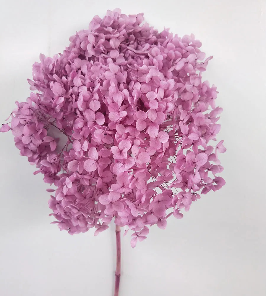 Wholesale Pink Purple hydrangea hortensias bouquet real touch hydrangea flowers