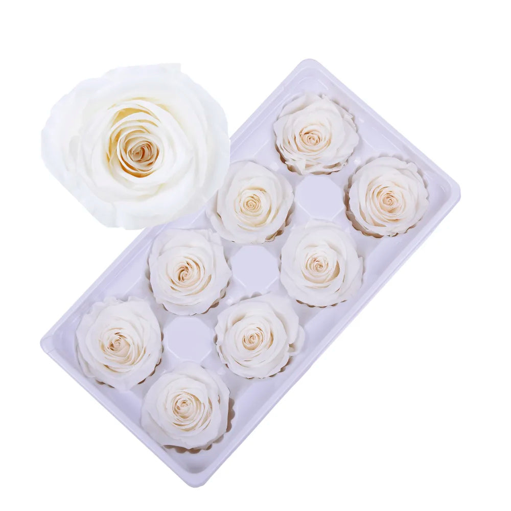 Infinity Long Lasting Dried Forever Eternal Flower Buds Preserved Roses Head for Flower Decoration