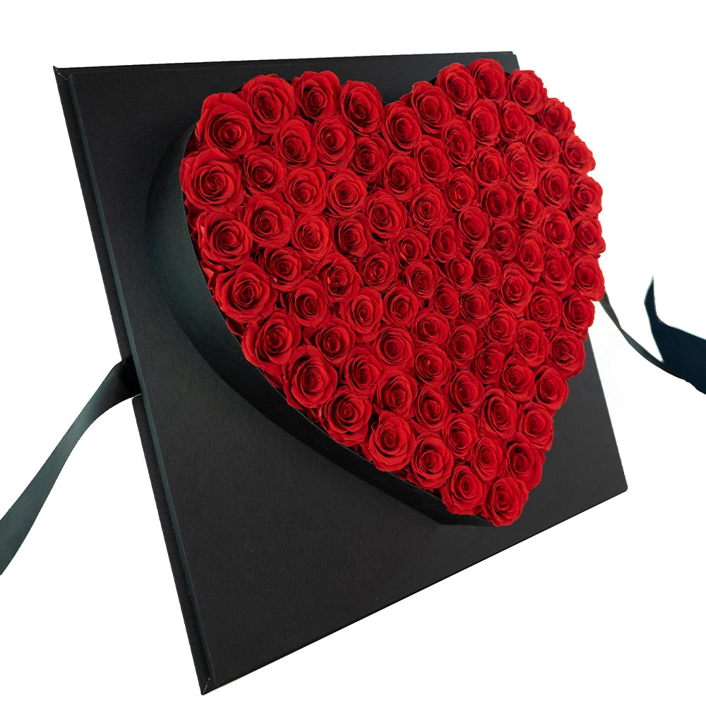 Wholesale Valentines Day Flower Gift Real Long Lasting Eternal immortal Infinity Eternal Forever Preserved Rose in Box