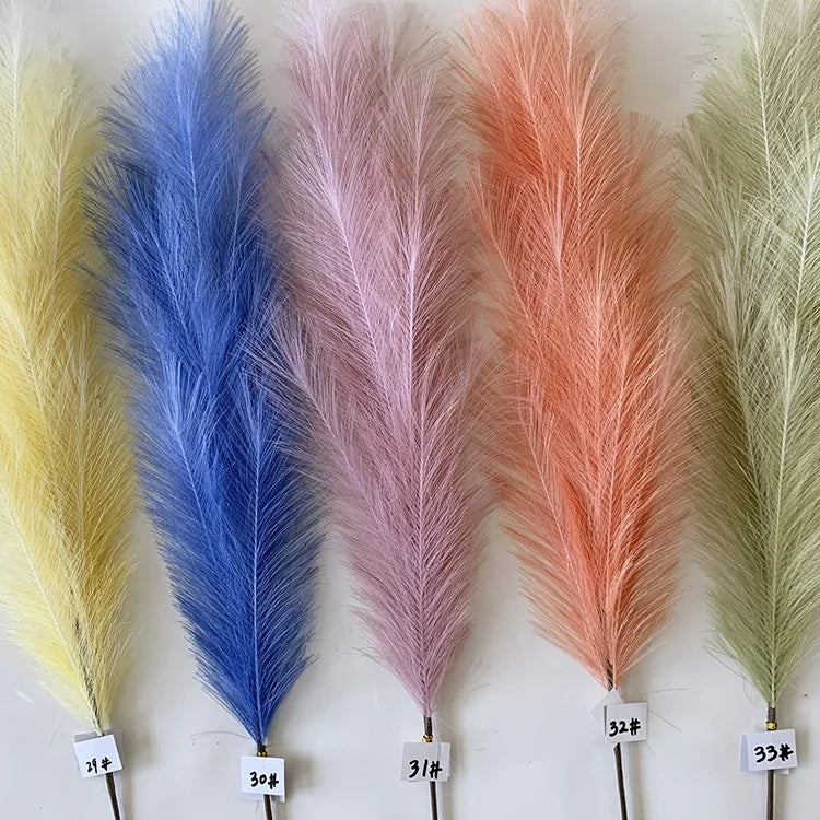 18 Branches Fleur Flores Pamper Grass Tall Papas Small Large Fall Decoration Faux Flowers Pampass Pampas Grass Artificial