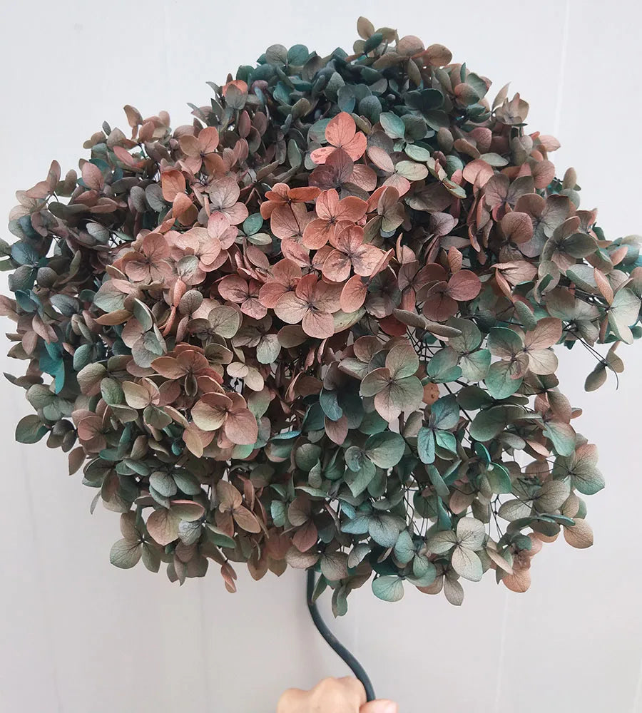 Wholesale Pink Purple hydrangea hortensias bouquet real touch hydrangea flowers