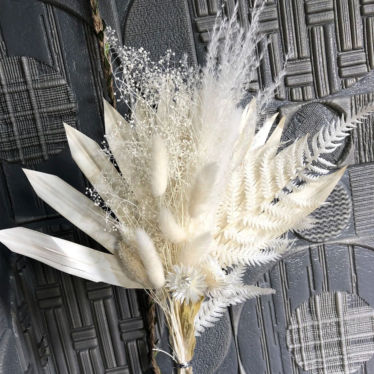 Boho Decor Bunny tails Pampass Dried Flower Arrangements Lagurus Ovatus Tall Pampas Pompas Grass Bouquet