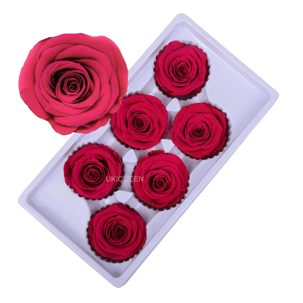 Wholesale Eternal Rose Preserved Flower Forever Eternal Infinite Immortal Lasting Rose Long Life Preserved Rose Head
