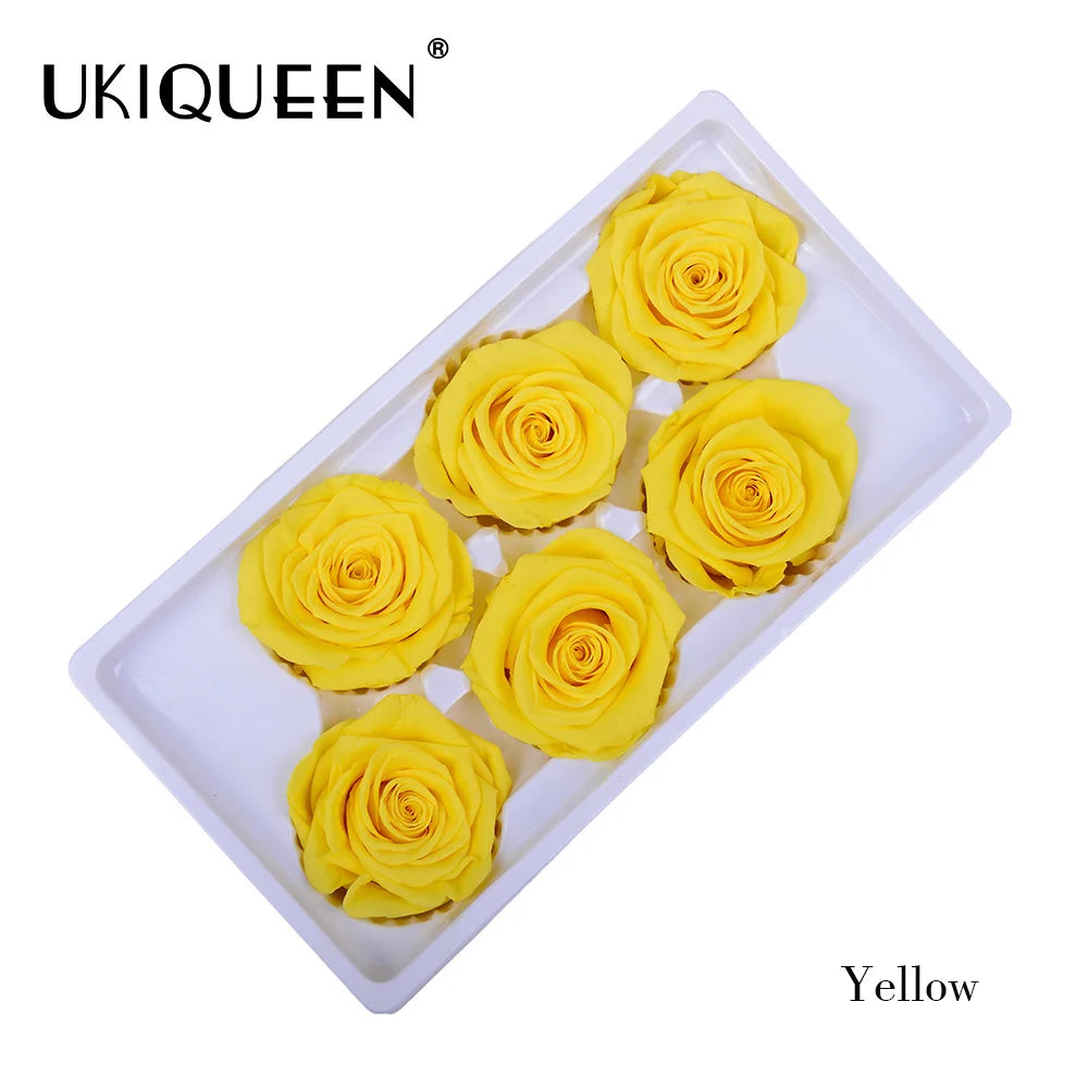 Wholesale Eternal Rose Preserved Flower Forever Eternal Infinite Immortal Lasting Rose Long Life Preserved Rose Head