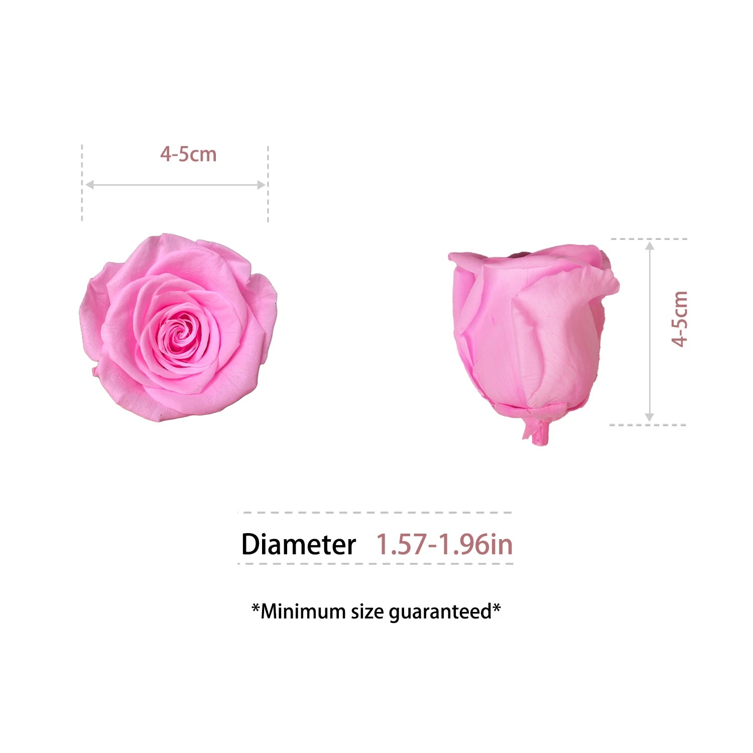 Factory Wholesale Preserved Flowers Eternity Roses Eternal Forever Roses Heads 4-5cm Preserved Rose Head