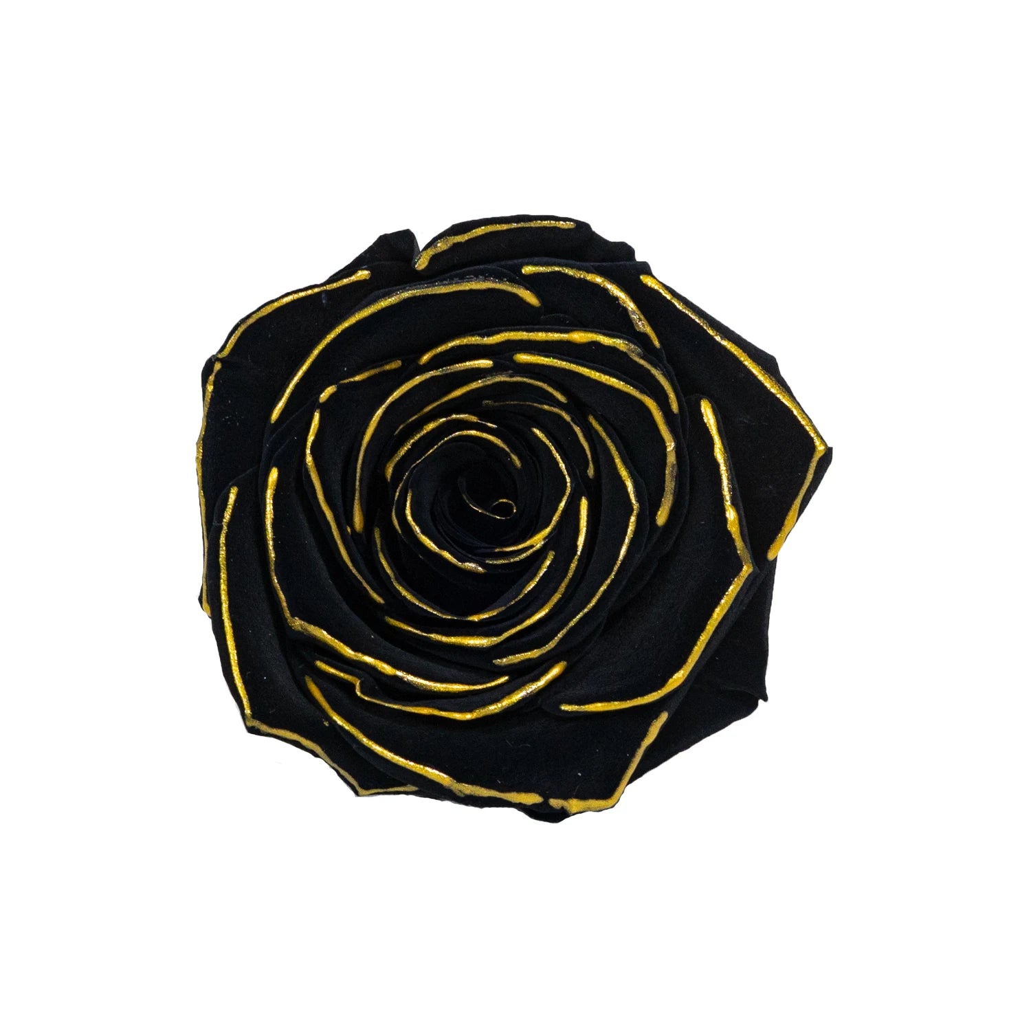 Hot Selling Everlasting Rose Flower Preserved Rose Head Silver Gold Rose Preserved Forever Flower Head