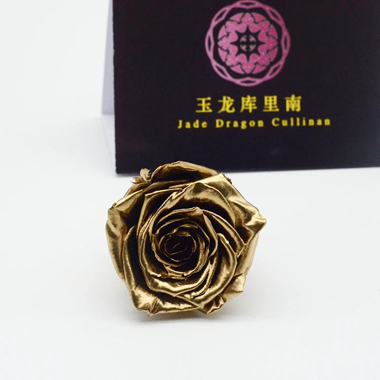 Wholesale 24k Gold Plated Long  Lasting 5-6cm Preserved  Roses Flower