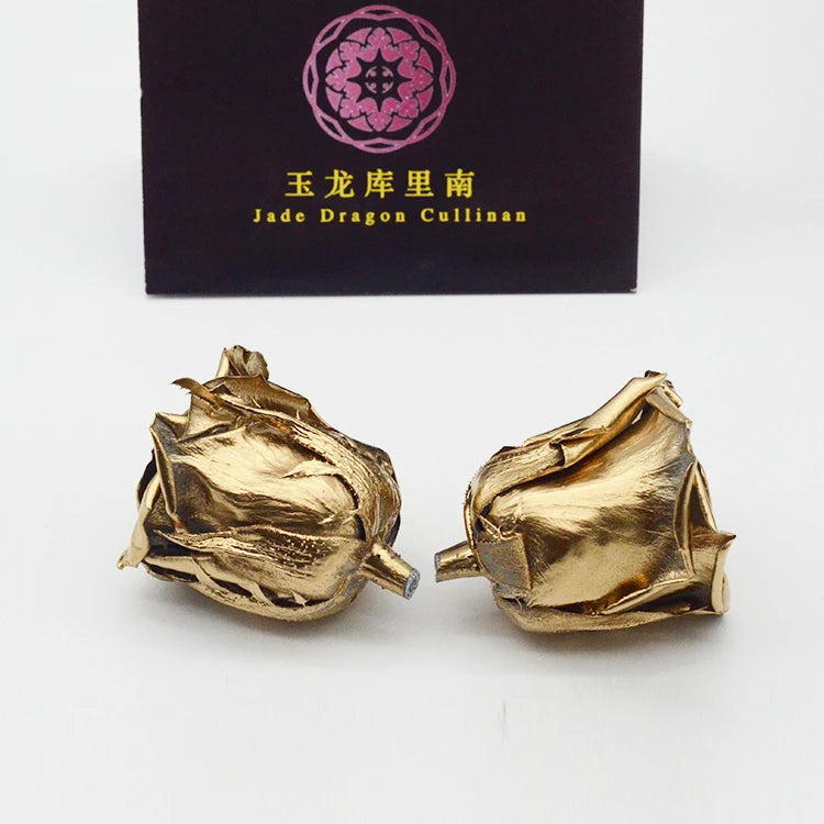 Wholesale 24k Gold Plated Long  Lasting 5-6cm Preserved  Roses Flower