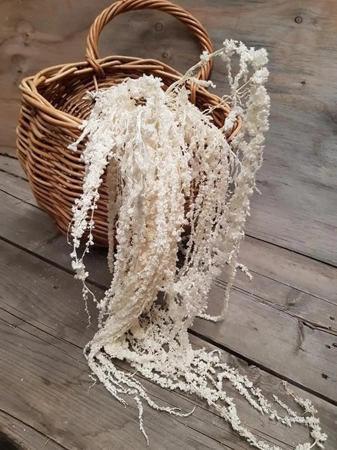 DIY Flower Material Decor Arrangement  Dried Flowers Bleached Hanging Preserved Lover's Tear Amaranthus