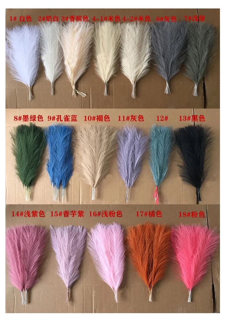 Dried Other Decorative Flowers Plants Autumn Xmas Door Fall Decor Artificial Natural Reed Pampas Grass Wreath