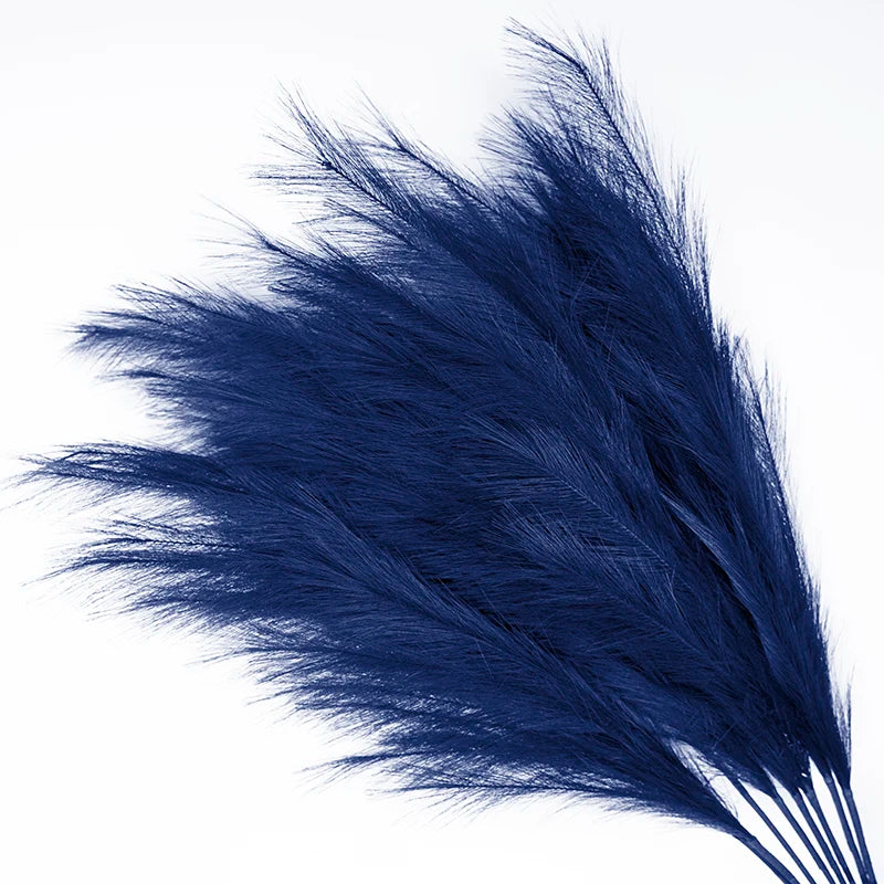 Artificial Dried Feather Wedding Decorative Flowers  Fluffy Faux Pampas Grass Artificial