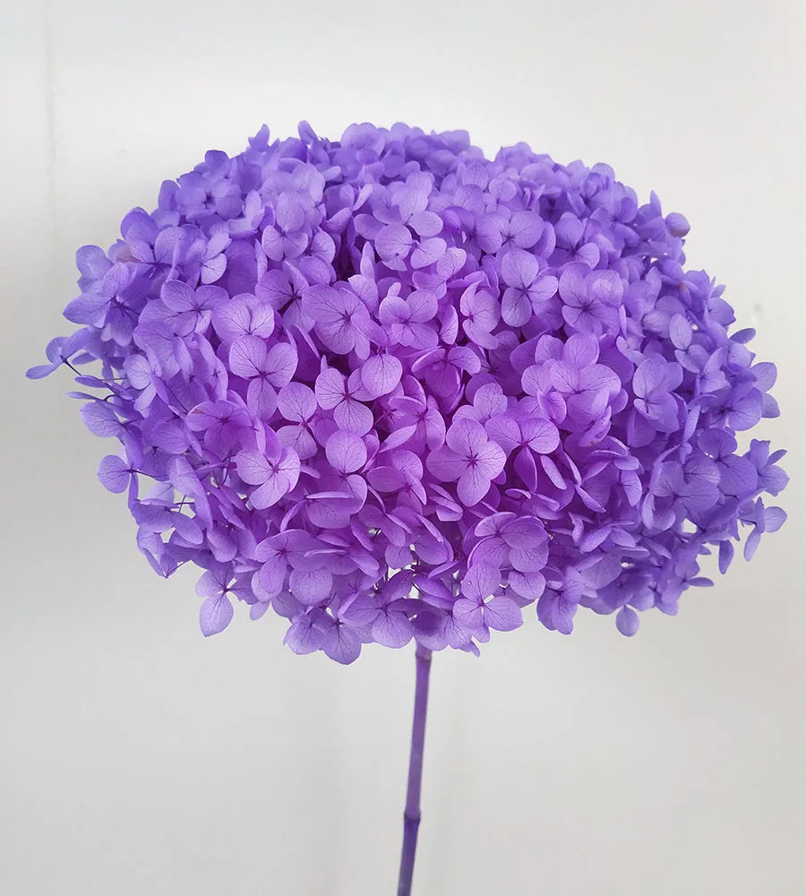 Wholesale Pink Purple hydrangea hortensias bouquet real touch hydrangea flowers