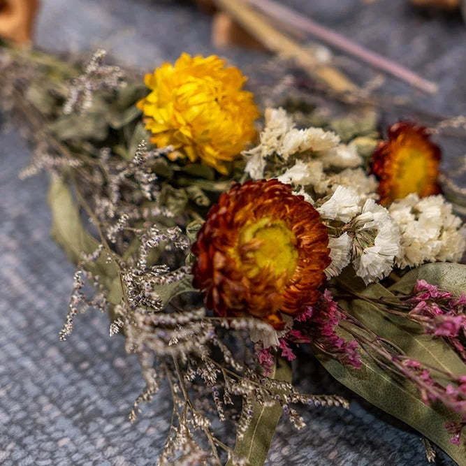 Dry Real Natural Plant Home Wedding Bridal Decor Flower Bunches Arrangements Preserved Dried Flowers Bouquet