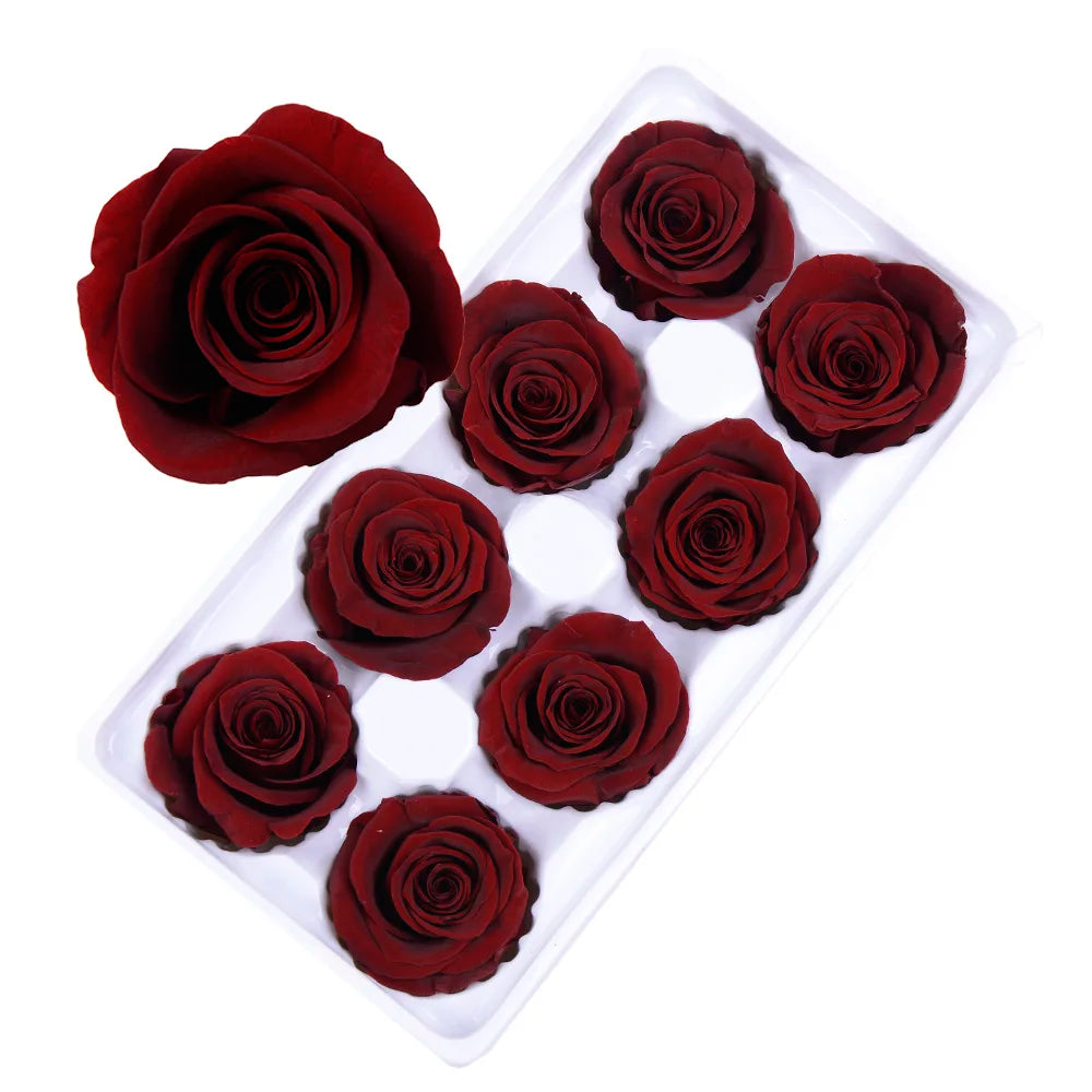 Infinity Long Lasting Dried Forever Eternal Flower Buds Preserved Roses Head for Flower Decoration