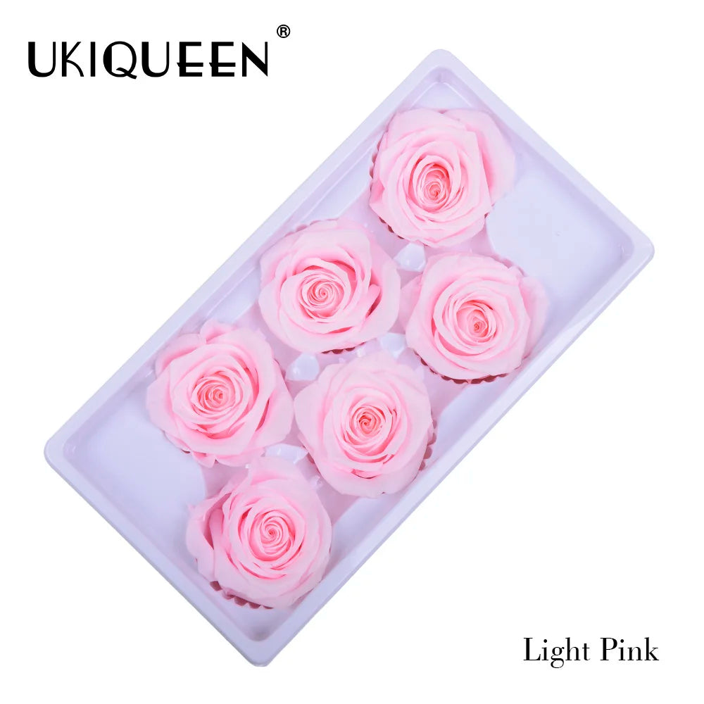 Wholesale Eternal Rose Preserved Flower Forever Eternal Infinite Immortal Lasting Rose Long Life Preserved Rose Head