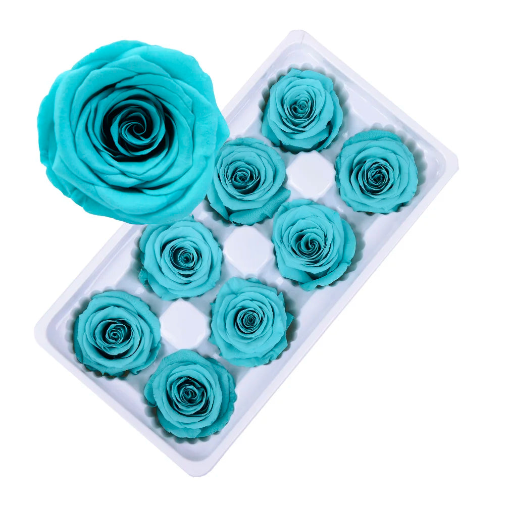 Factory Wholesale Preserved Flowers Eternity Roses Eternal Forever Roses Heads 4-5cm Preserved Rose Head