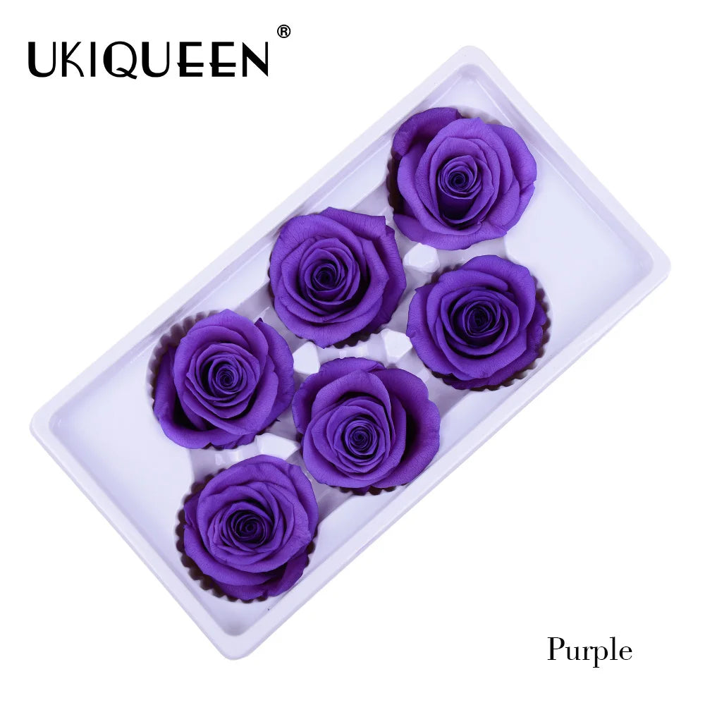 Wholesale 24k Gold Plated Long  Lasting 5-6cm Preserved  Roses Flower