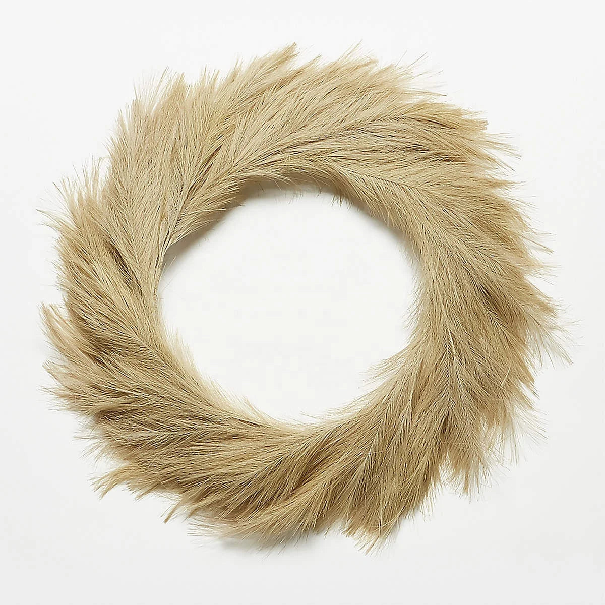 Dried Other Decorative Flowers Plants Autumn Xmas Door Fall Decor Artificial Natural Reed Pampas Grass Wreath