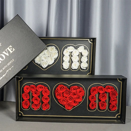 Mother Day Gifts Preserved Flowers Plants Flores Decorativas Cajas Para Flores Y Amor Mom Flower Box