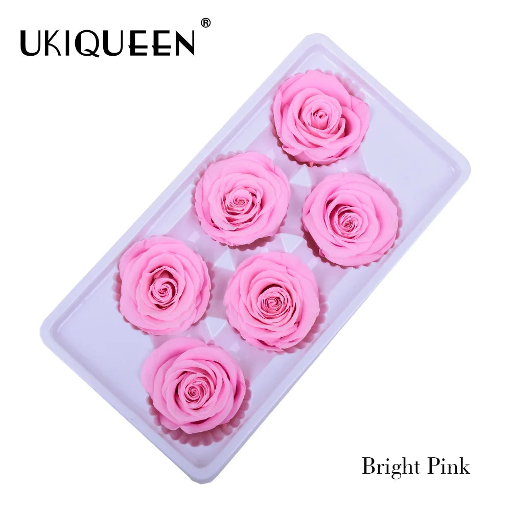 Wholesale Eternal Rose Preserved Flower Forever Eternal Infinite Immortal Lasting Rose Long Life Preserved Rose Head