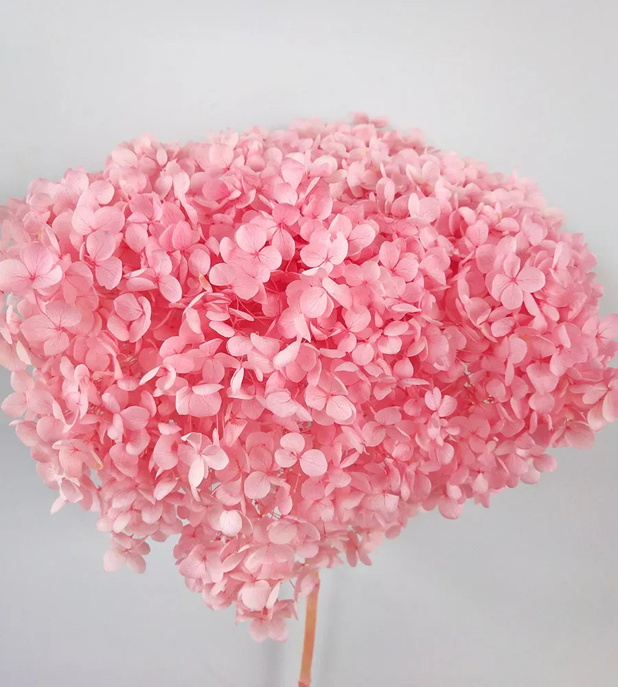 Wholesale Pink Purple hydrangea hortensias bouquet real touch hydrangea flowers